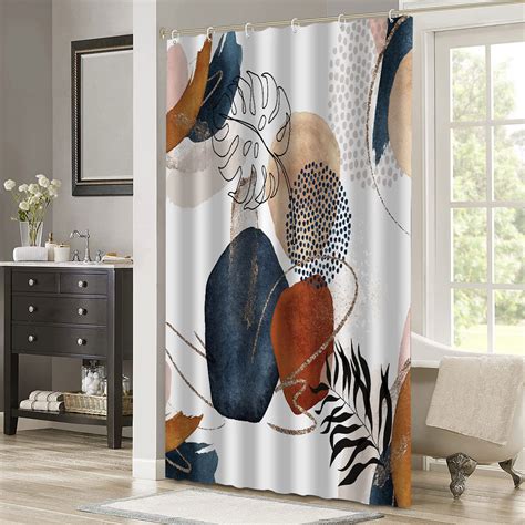 abstract shower curtain